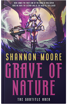 Pre Made Book Cover Viola