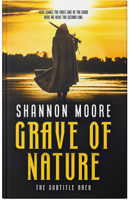 Front view of Premade Fantasy Book Cover - Cocoa Brown