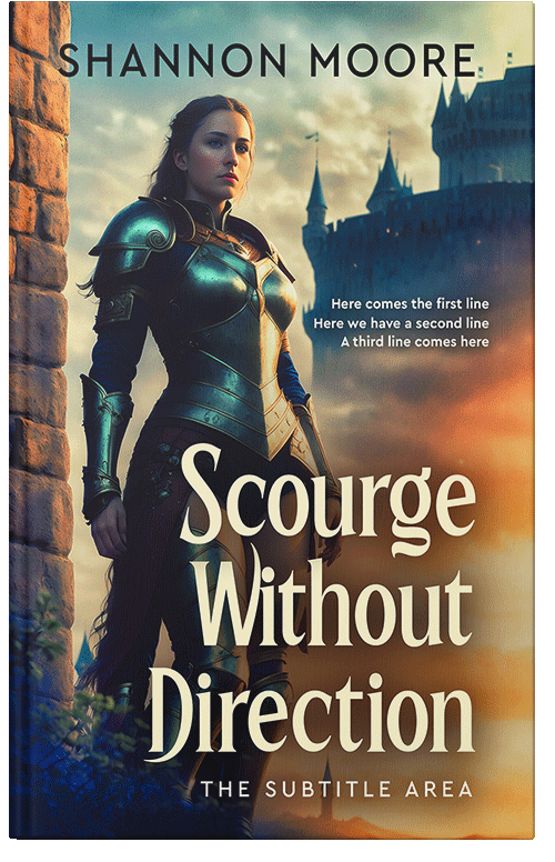 Front view of Ebony Clay #14557 - Premade Historical Book Cover