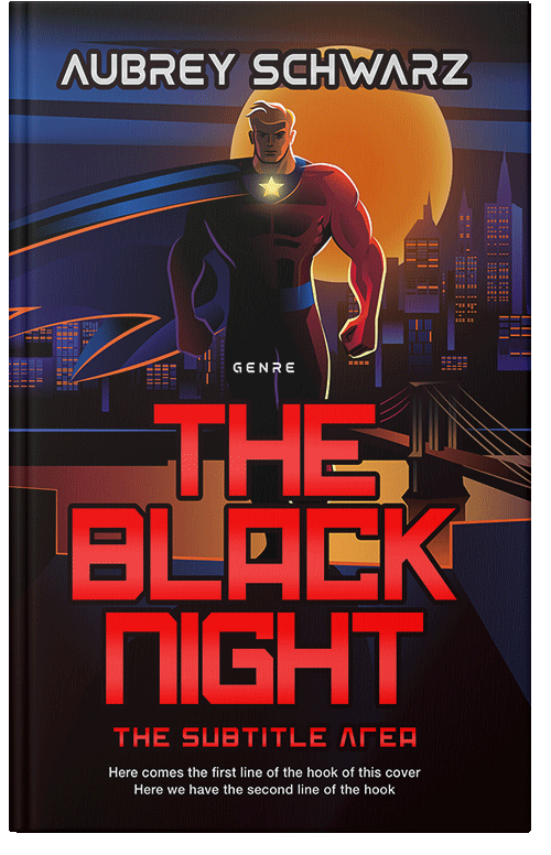 Front view of Gondola #14559 - Premade Action & Adventure Book Cover