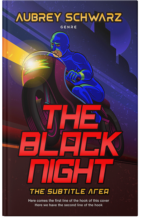 Front view of Flamingo #14560 - Premade Fantasy Book Cover