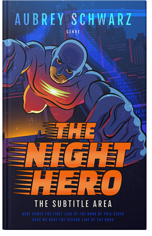 Front view of Zest #14565 - Premade Science Fiction Book Cover