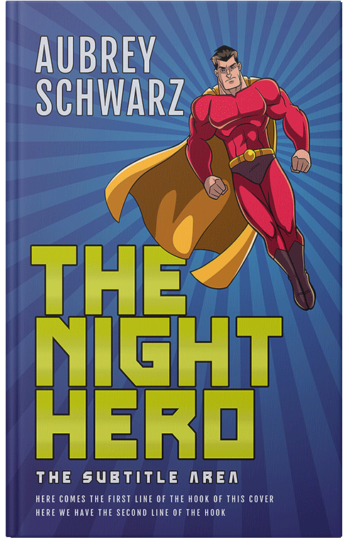 Front view of Chambray #14567 - Premade Action & Adventure Book Cover