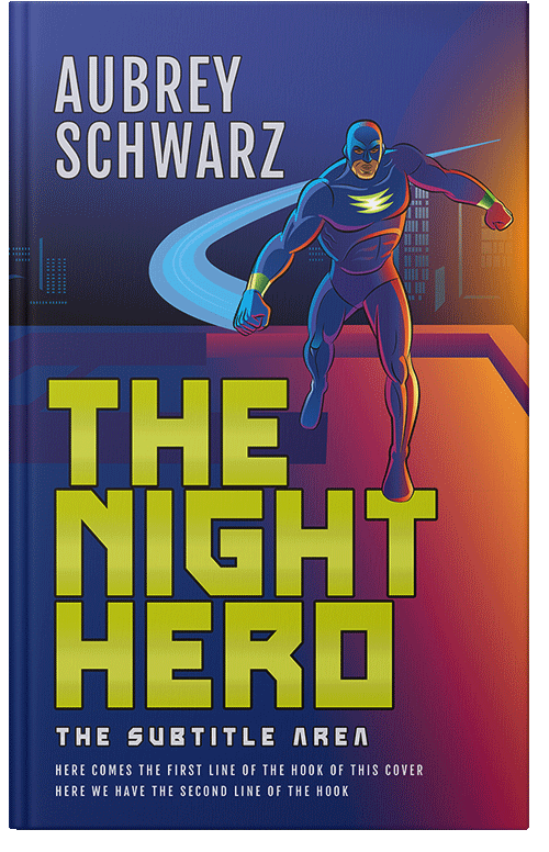 Front view of Premade Action & Adventure Book Cover - Roti