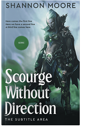 Pre Made Book Cover Timber Green