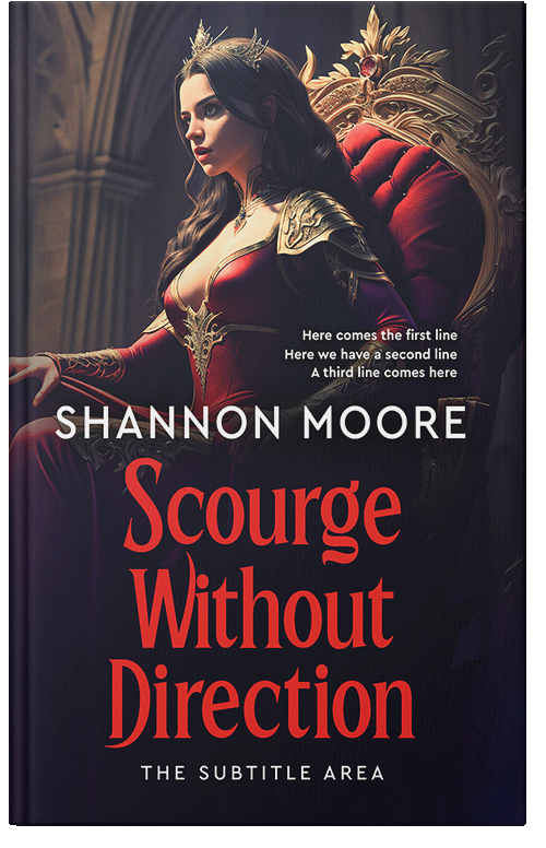 Front view of Bastille #14578 - Premade Fantasy Book Cover