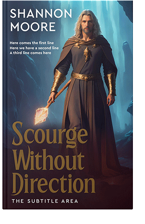 Pre Made Book Cover Steel Gray