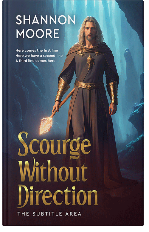 Front view of Steel Gray #14579 - Premade Historical Book Cover