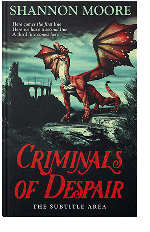 Pre Made Book Cover Old Rose