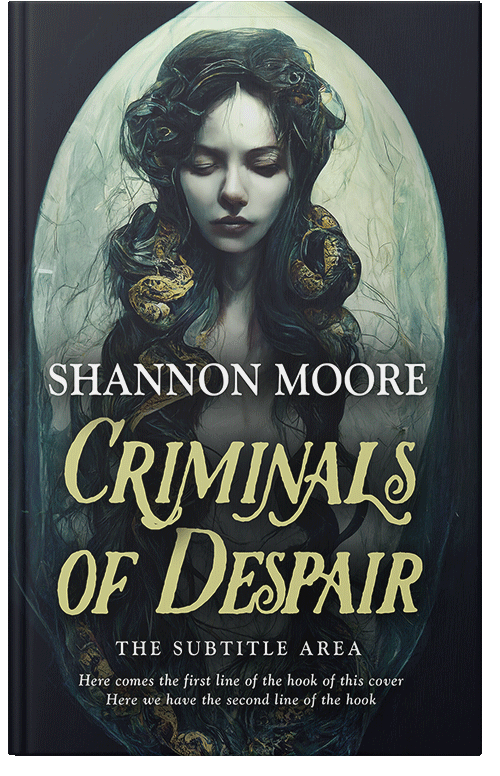 Front view of Coriander #14589 - Premade Fantasy Book Cover