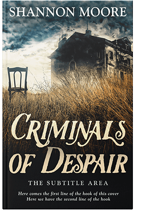 Pre Made Book Cover Grain Brown