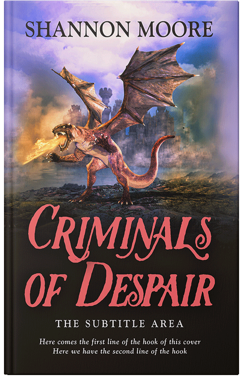 Front view of Petite Orchid #14592 - Premade Fantasy Book Cover