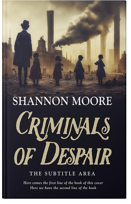 Front view of Yuma #14597 - Premade Apocalyptica Book Cover