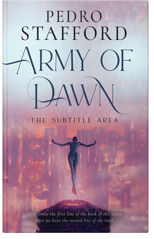 Front view of Viola #14605 - Premade Apocalyptica Book Cover