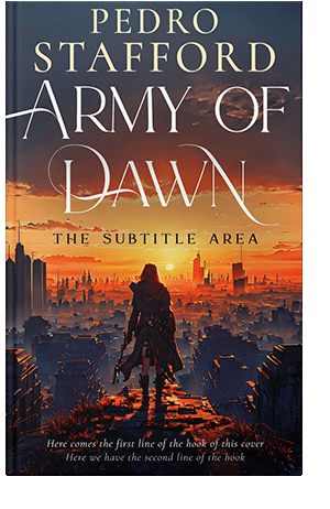 Pre Made Book Cover Burnt Sienna