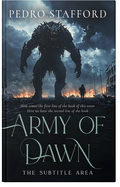 Front view of Mirage #14609 - Premade Apocalyptica Book Cover