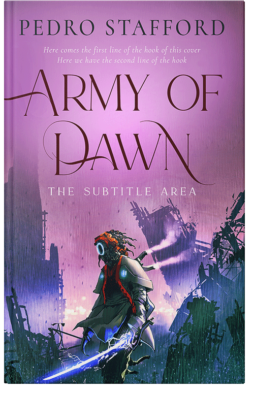 Front view of East Side #14611 - Premade Apocalyptica Book Cover