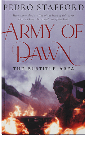 Pre Made Book Cover Amethyst Smoke