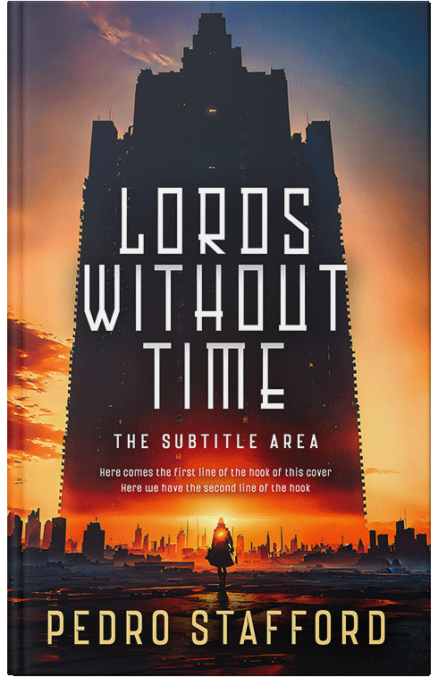 Front view of Burnt Sienna #14615 - Premade Apocalyptica Book Cover