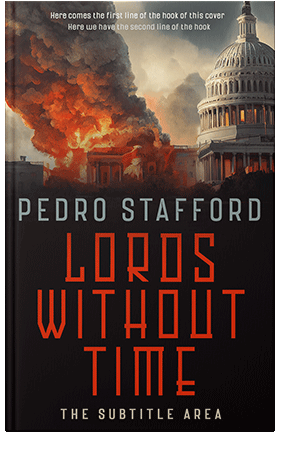 Pre Made Book Cover Antique Brass