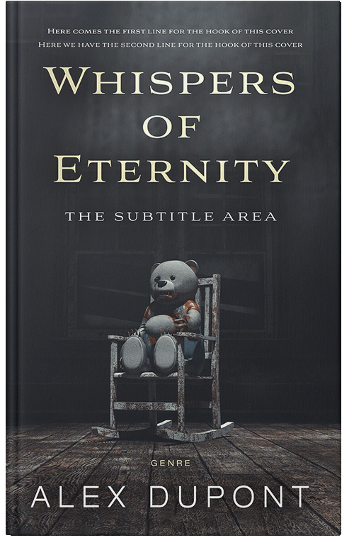 Front view of Shark #14623 - Premade Horror Book Cover