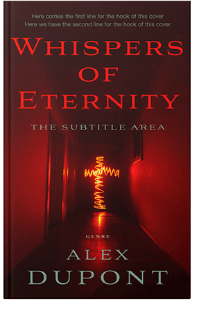 Pre Made Book Cover Sepia Black