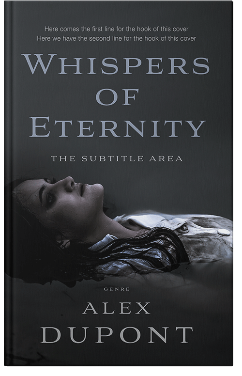 Front view of Shark #14628 - Premade Horror Book Cover