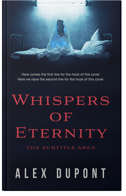 Front view of Black Pearl #14630 - Premade Horror Book Cover