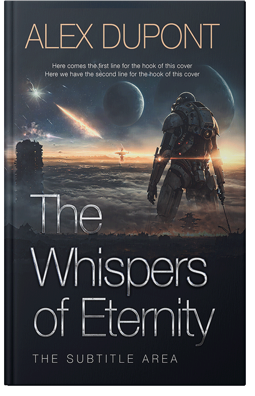 Front view of Shark #14644 - Premade Apocalyptica Book Cover