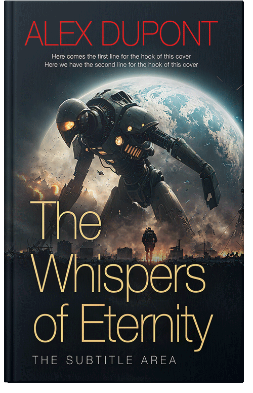 Front view of Premade Apocalyptica Book Cover - Rodeo Dust