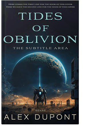 Pre Made Book Cover Ebony