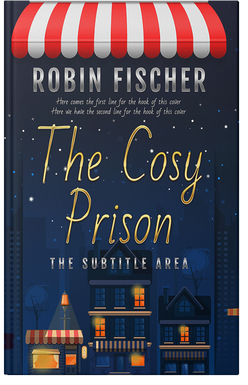 Front view of Blue Zodiac #14658 - Premade Chick Lit Book Cover