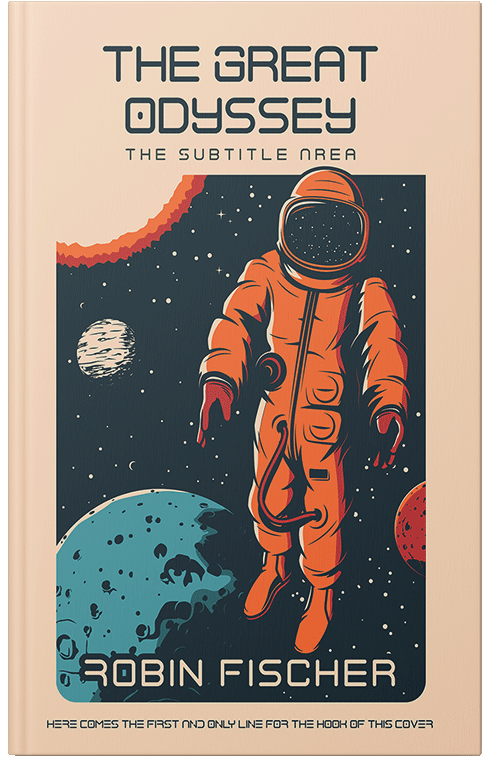 Front view of Gable Green #14667 - Premade Apocalyptica Book Cover