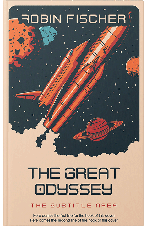 Front view of Mirage #14668 - Premade Apocalyptica Book Cover