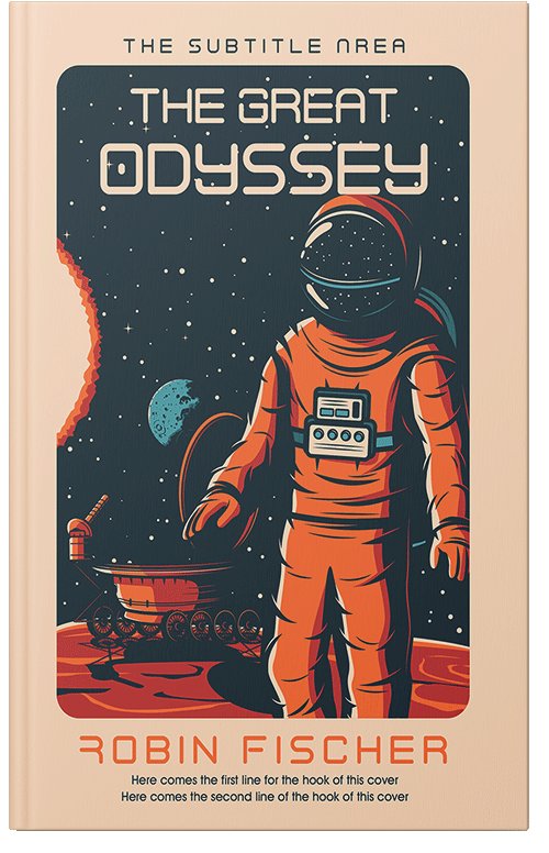 Front view of Ebony Clay #14669 - Premade Apocalyptica Book Cover