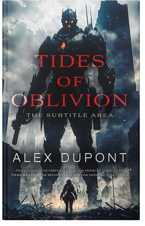 Front view of Cold Turkey #14671 - Premade Apocalyptica Book Cover