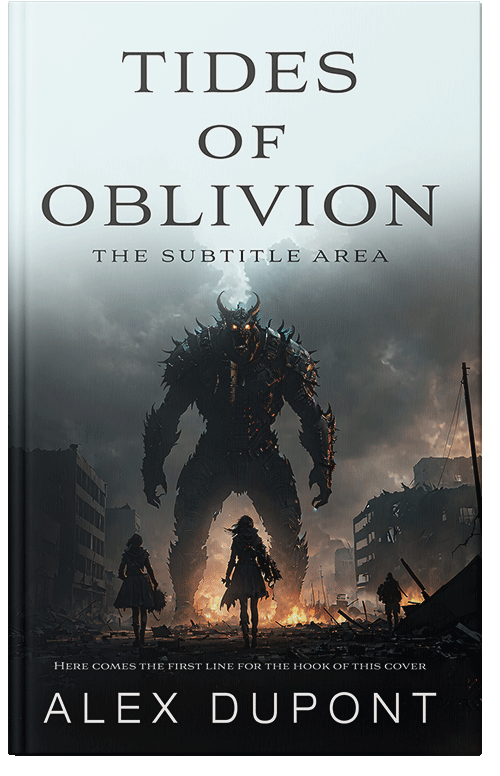 Front view of Mystic #14673 - Premade Apocalyptica Book Cover