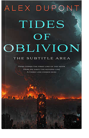 Pre Made Book Cover Thunder