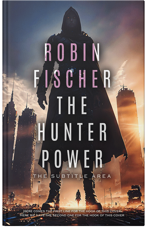 Front view of Premade Apocalyptica Book Cover - Cameo