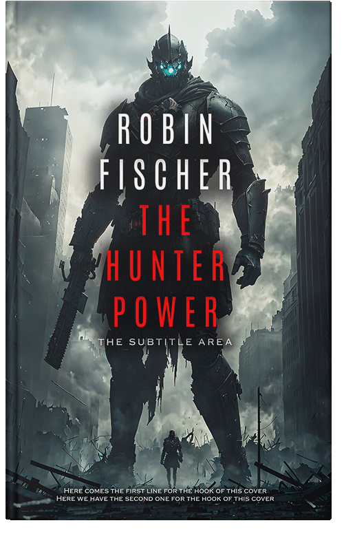 Front view of Silver Rust #14688 - Premade Apocalyptica Book Cover