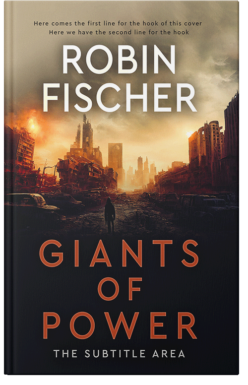 Front view of Whiskey #14690 - Premade Apocalyptica Book Cover