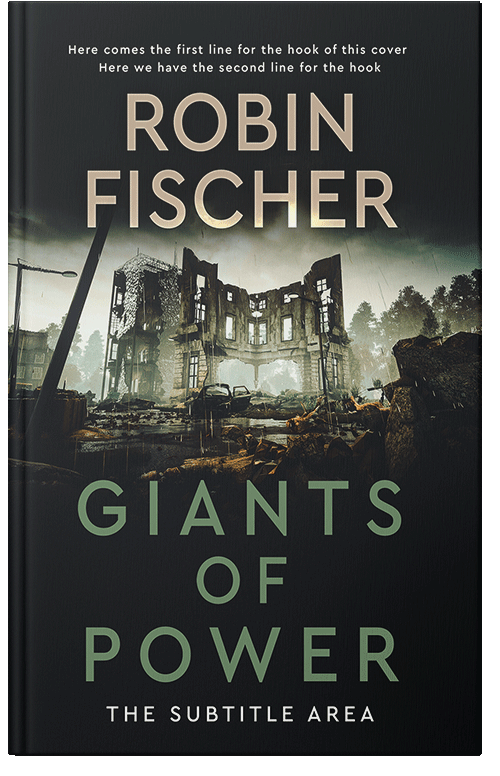 Front view of Premade Apocalyptica Book Cover - Ash