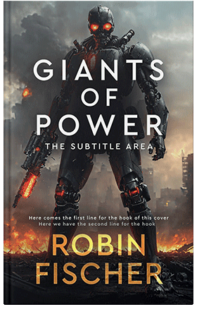 Pre Made Book Cover Thunder