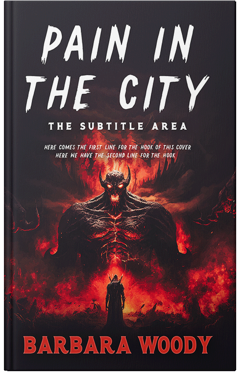 Front view of Thunder #14700 - Premade Horror Book Cover