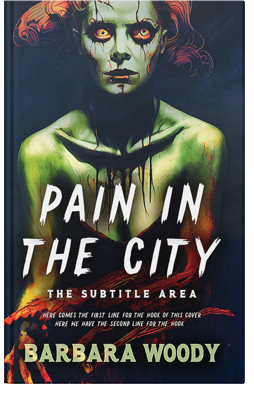 Front view of Indian Khaki #14701 - Premade Apocalyptica Book Cover