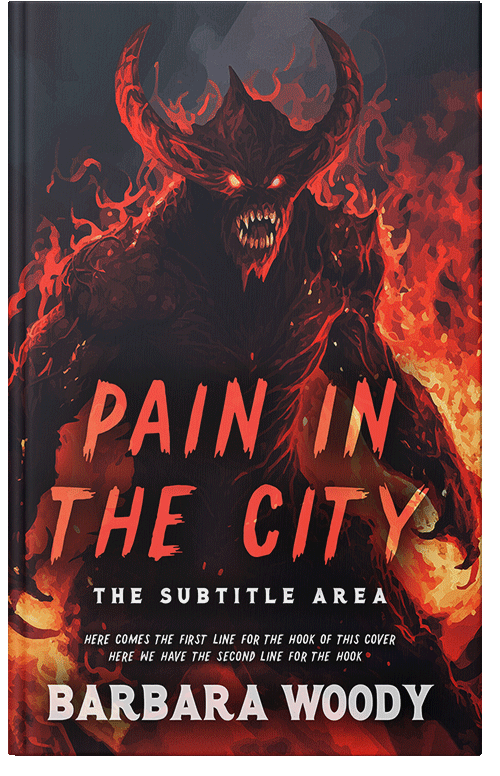 Front view of Terracotta #14702 - Premade Horror Book Cover