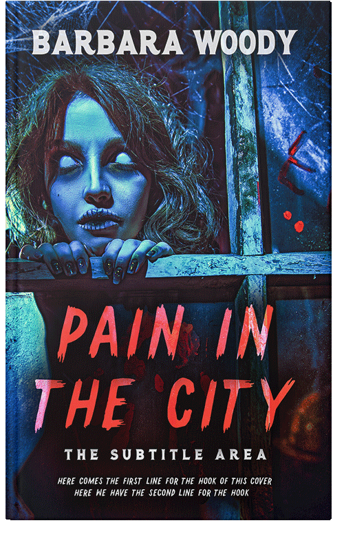 Front view of Mirage #14703 - Premade Horror Book Cover