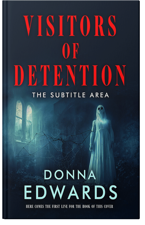 Front view of Black Pearl #14714 - Premade Horror Book Cover