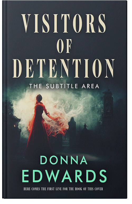 Front view of Ebony Clay #14715 - Premade Horror Book Cover