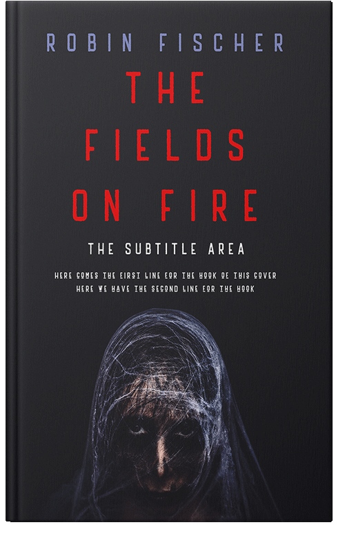 Front view of Shark #14725 - Premade Horror Book Cover